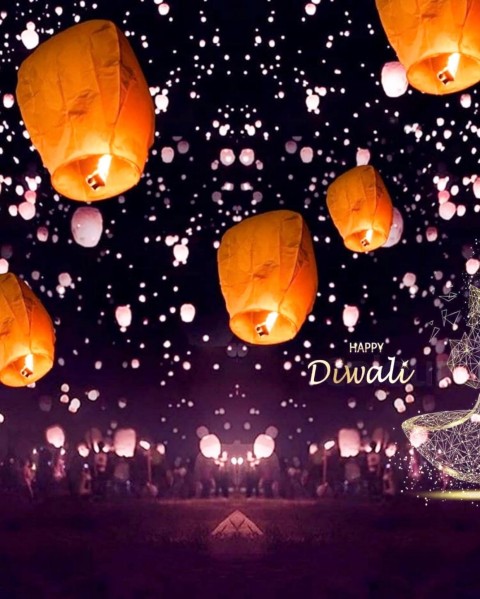 Happy Diwali CB Photo  Editing Background  Full HD