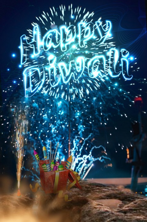 Happy Diwali CB PicsArt Editing Background Download