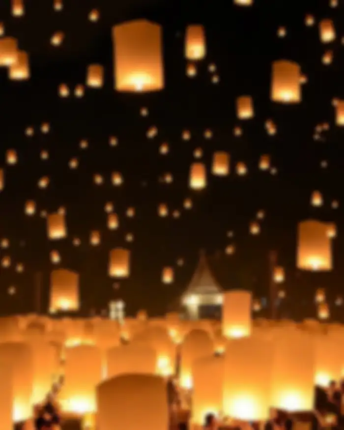 Happy Diwali Editing Sky Lantern Full HD Background