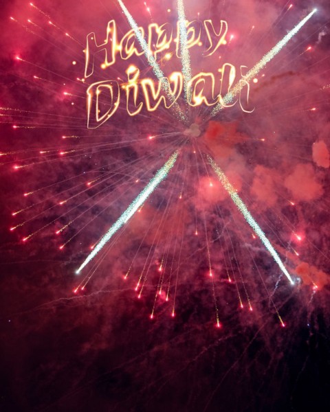 Happy Diwali Fireworks CB Picsart Editing Background Full HD