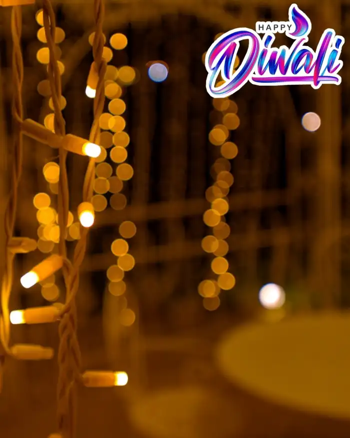 Happy Diwali Light Picsart Full HD Background