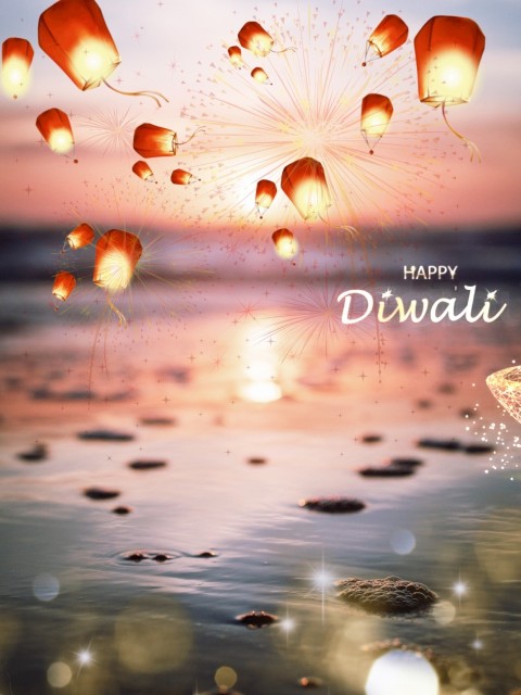 Happy Diwali PhotoEditing Background  Full HD Download