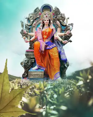 Happy Dussehra Big Size Maa Durga Editing Background