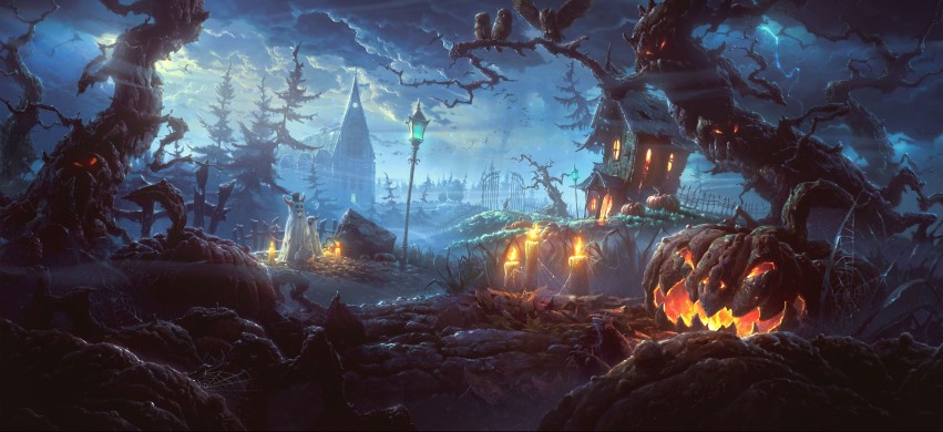 Happy Halloween Pumpkin Background Wallpaper