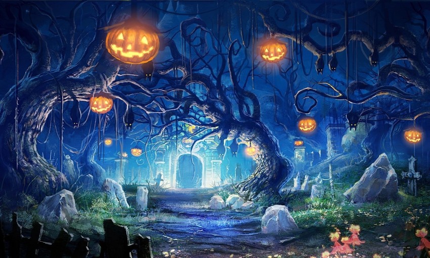 Happy Halloween Pumpkin Background Wallpaper