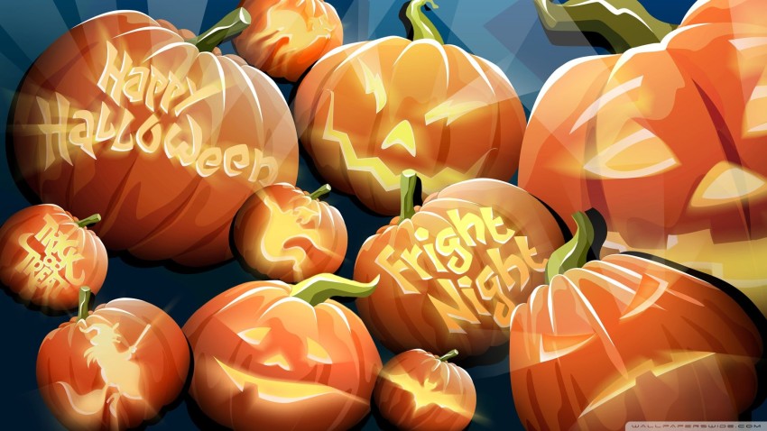 Happy Halloween Pumpkin Background Wallpaper