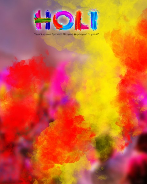 Happy Holi CB Picsart Editing Background