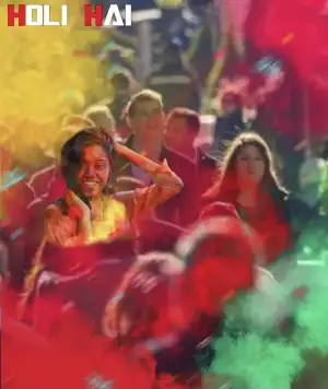 Happy Holi Color Red CB Editing Background