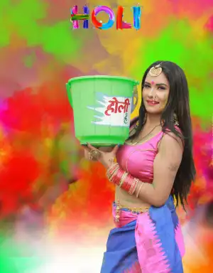 Happy Holi Editing Background For CB