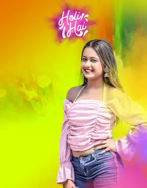 Happy Holi Editing Background For CB