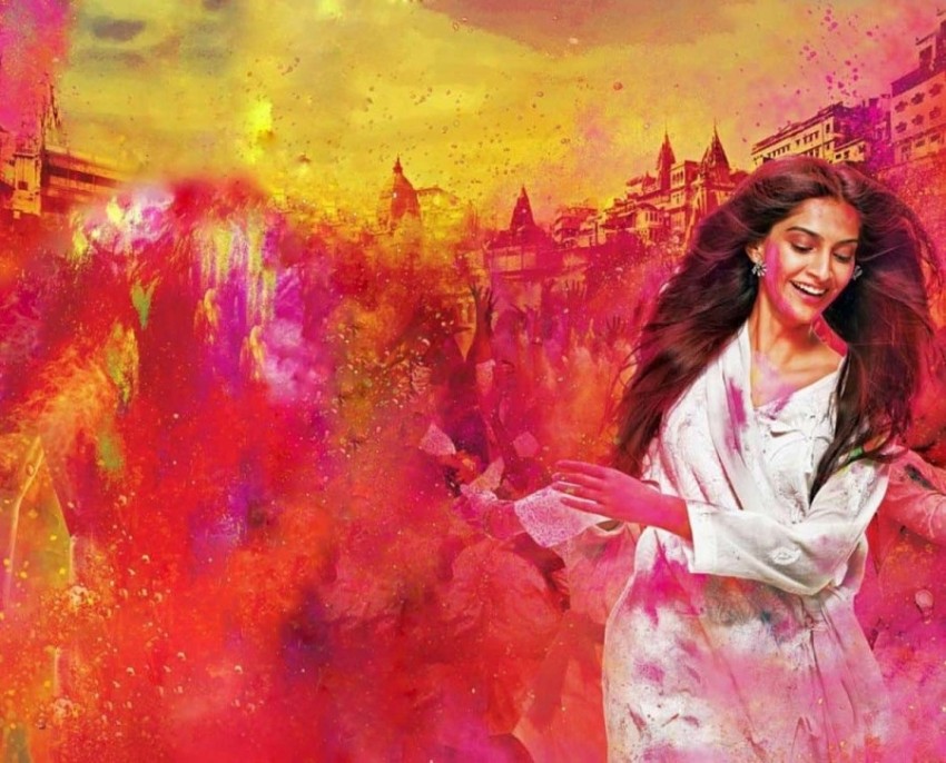 Happy Holi Photo Editing Background With Girl Photo