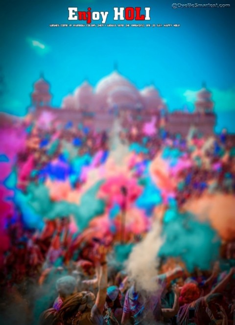 Happy Holi PicsArt Editing Background Full Hd