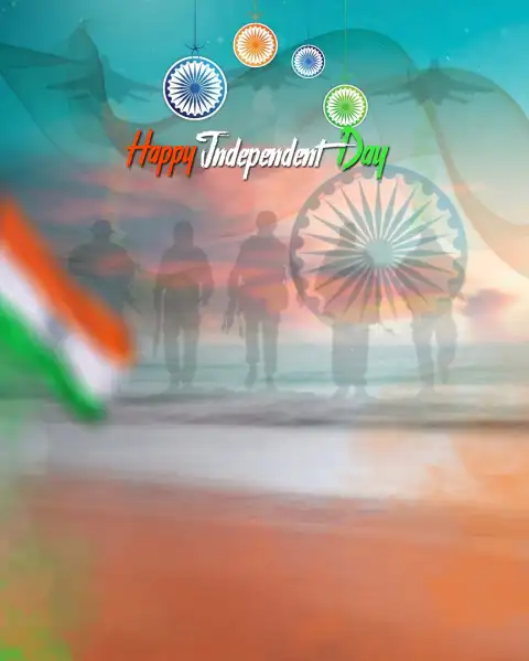 Happy Independence Day 15 August Ashoka Chakra CB Editing Background HD