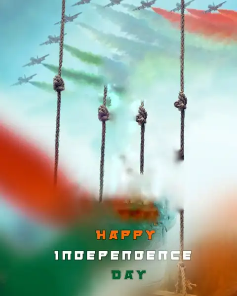 Happy Independence Day Editing Background For  PicsArt 15 August