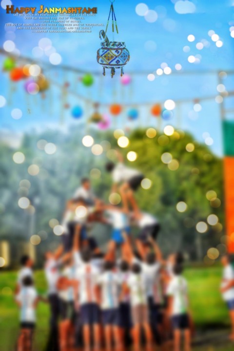 Happy Janmashtami CB PicsArt Editing Background