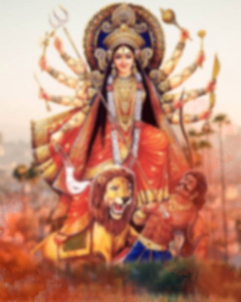 Happy Navratri Maa Durga Puja CB PicsArt Editing Background