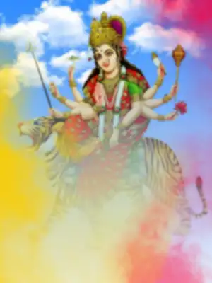 Happy Navratri Sky CB Background HD Download