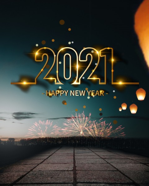 Happy New Year 2021 CB Picsart Editing Background