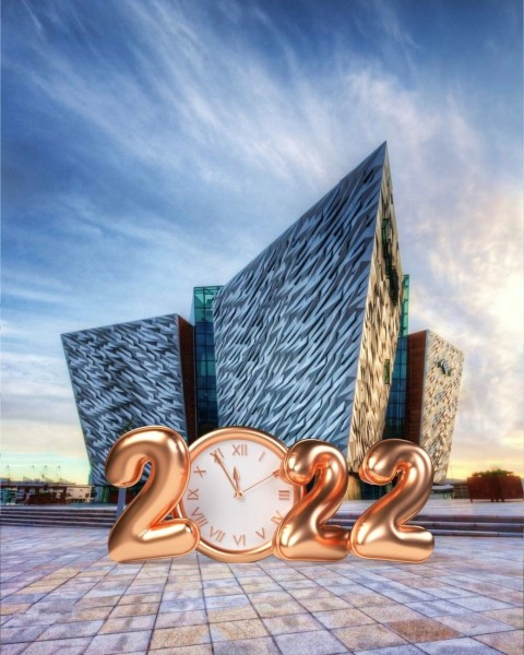 Happy New Year 2022 CB  Background For Editing