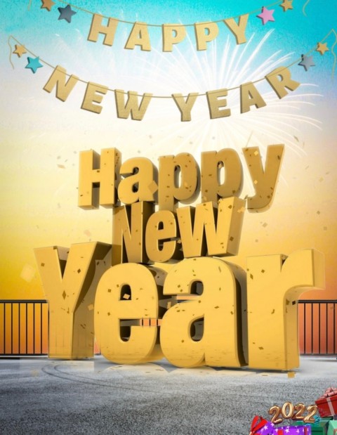 Happy New Year 2022 CB PicsArt Editing Background