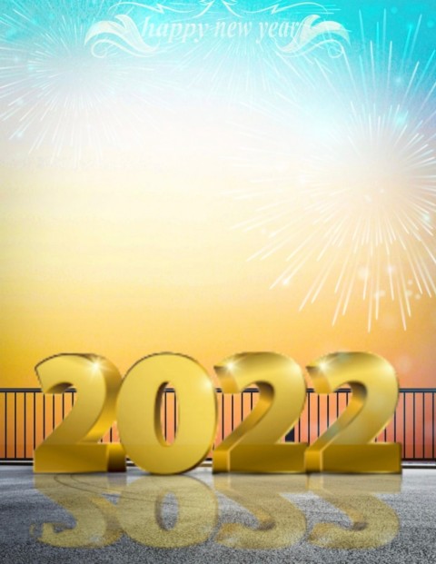 Happy New Year 2022 CB PicsArt Editing Background