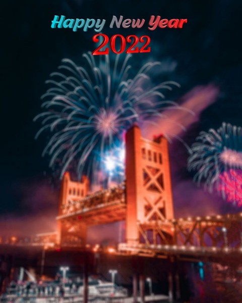 Happy New Year 2022 CB PicsArt Editing Background