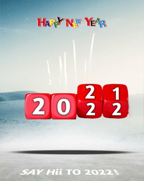 Happy New Year 2022 CB PicsArt Editing Background