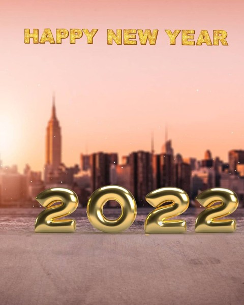 Happy New Year 2022 CB PicsArt Editing Background