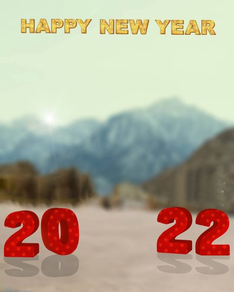 Happy New Year 2022 CB PicsArt Editing Background