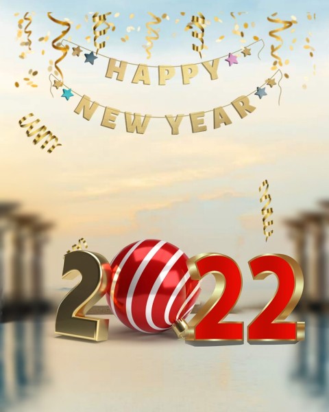 Happy New Year 2022 CB PicsArt Editing Background