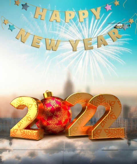 Happy New Year 2022 CB PicsArt Editing Background