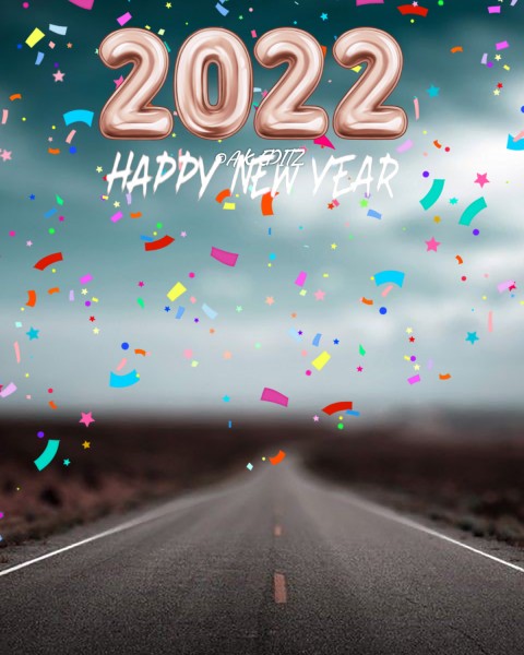 Happy New Year 2022 CB PicsArt Editing Background Full HD