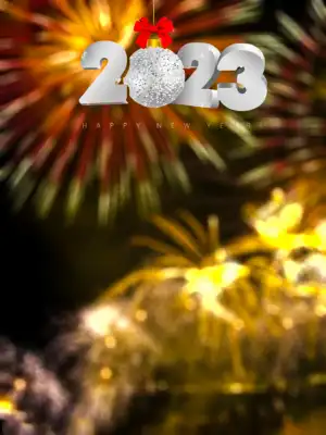 Happy New Year 2023 Blur CB Editing Background