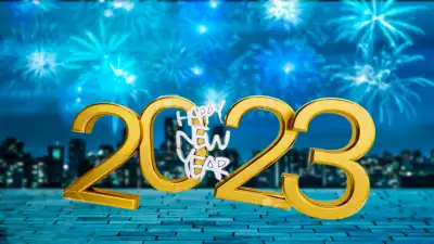 Happy New Year 2023 Editing Background For Photoshop