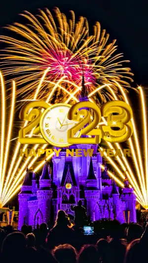 Happy New Year 2023 Fireworks PicsartEditing Background