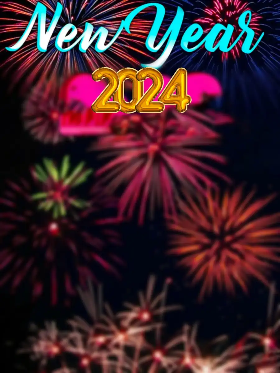 Happy New Year 2024 Background HD