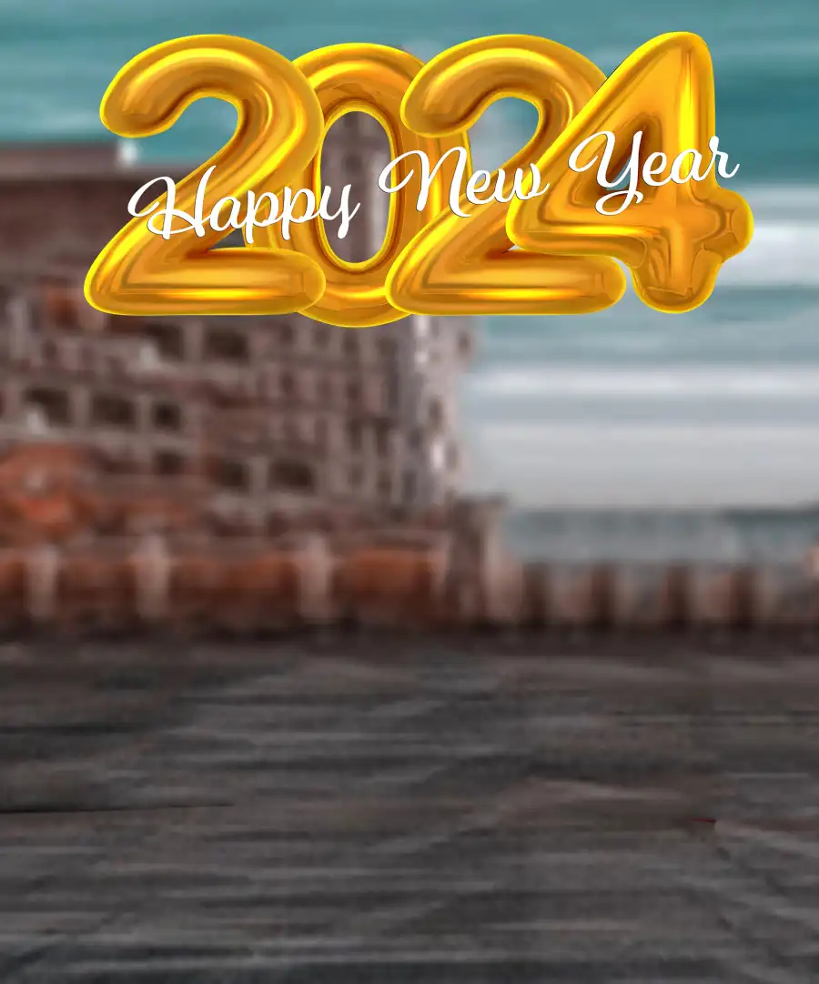 Happy New Year 2024 Photoshop Editing  HD  Background