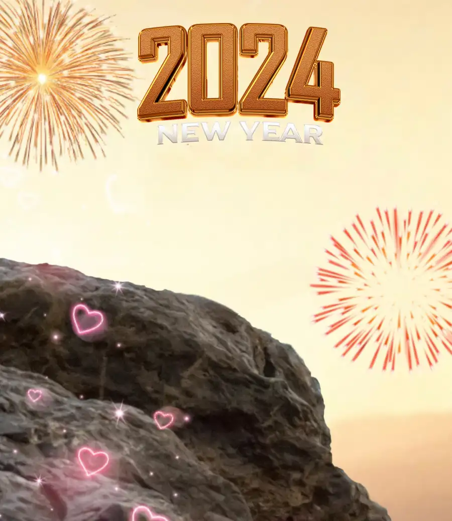 Happy New Year 2024 Poster Banner Editing HD  Background