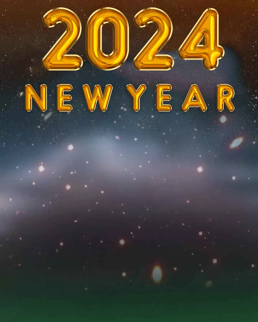 Happy New Year 2024 Poster Editing  HD  Background