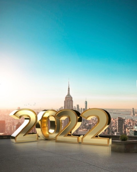 Happy New Year City Top 2022 CB PicsArt Background