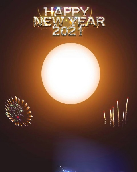 Happy New Year Editing Background 2021