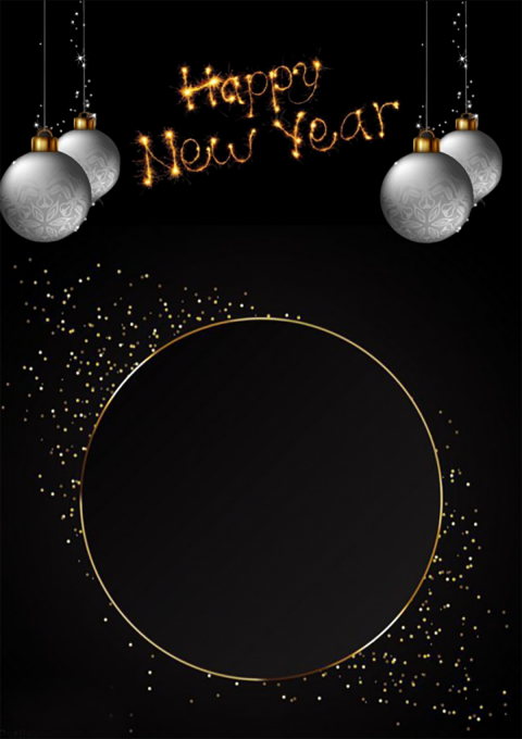 Happy New Year Editing Background 2021