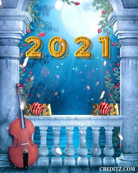 Happy New Year Editing Background 2021