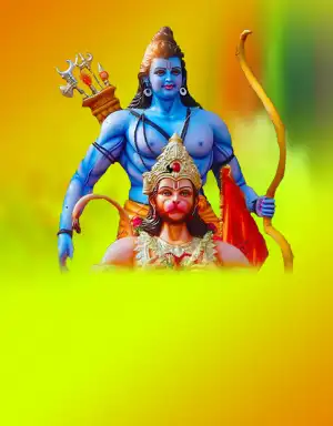 Happy Ram Hanuman Navami Editing Background