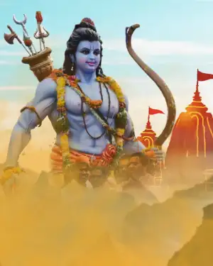 Happy Ram Navami CB Editing HD Background