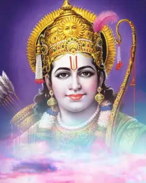 Happy Ram Navami Lord Ram Face Editing Background