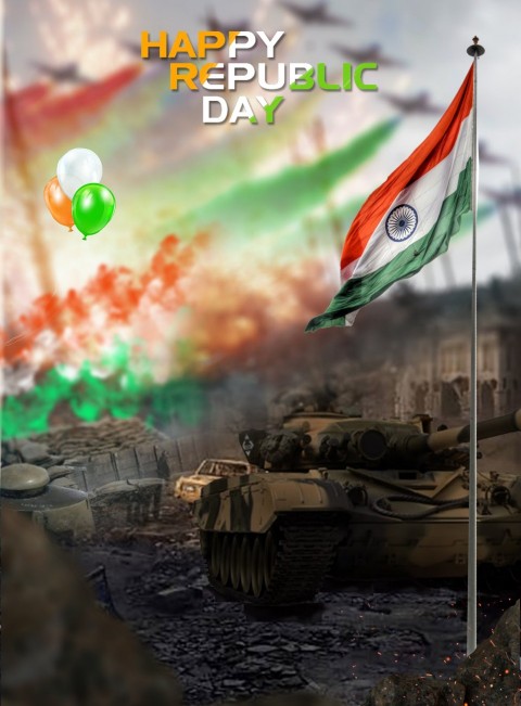 Happy Republic Day Editing Background  Download