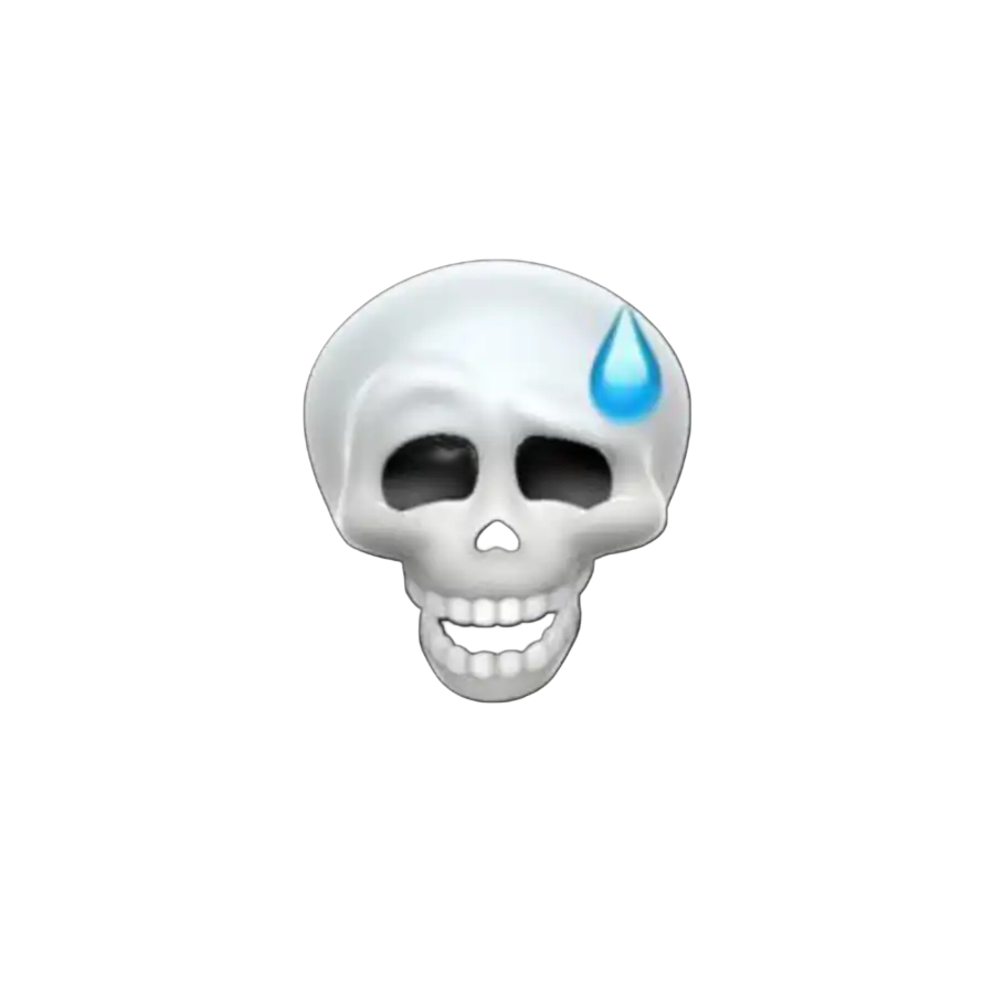 Thumbail Of Skull Emoji  PNG