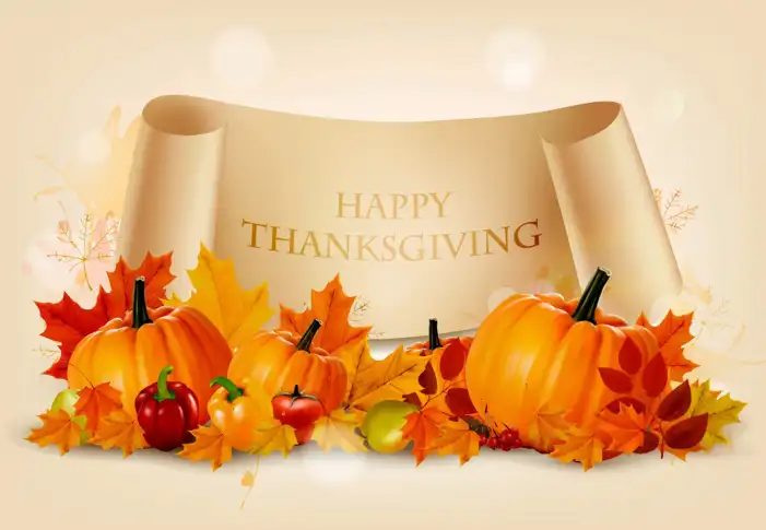 Happy Thanksgiving Pumpkins  Background HD Images