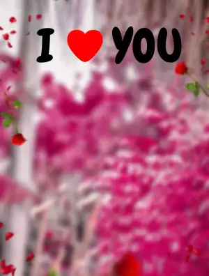 Happy Valentine Day I LOve You Editing Background